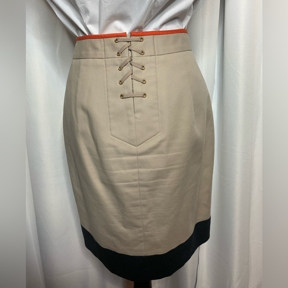 T Tahari Taupe Pencil Skirt - Picture 7 of 7